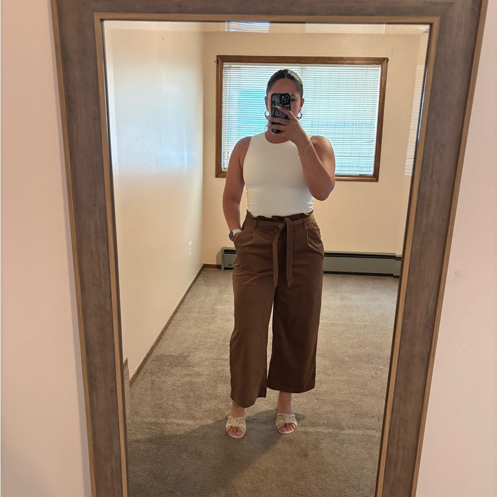 Vero Moda Brown Corduroy Pants
